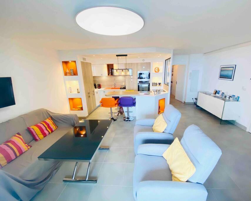 Luxueux T3 Piscine Et Vue Somptueuse Sète Exterior foto